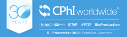 CPhI Worldwide 2019 - Frankfurt, Germany